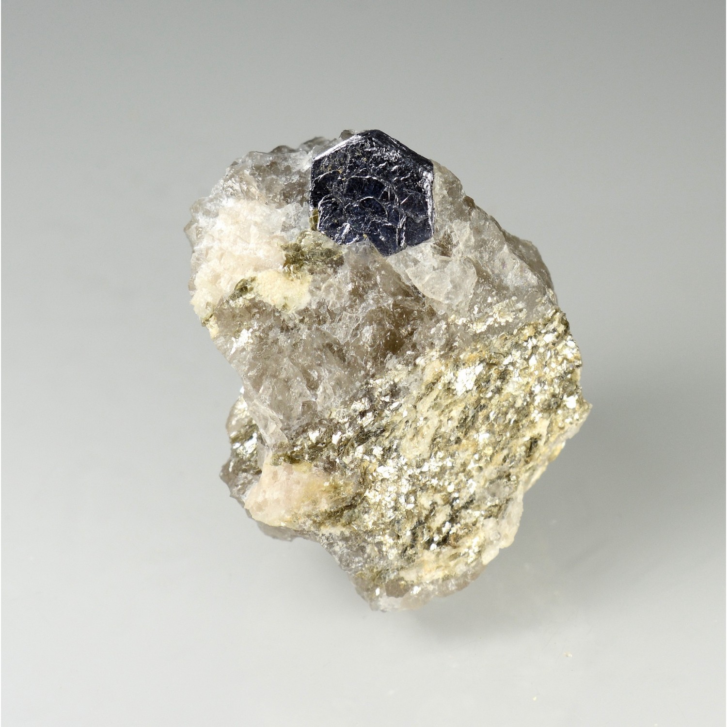 Molybdenite - Héva River, Abitibi, Quebec, Canada