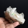 Quartz and malachite - Le Grand Mont, Arêches, Beaufortain, Savoie, France