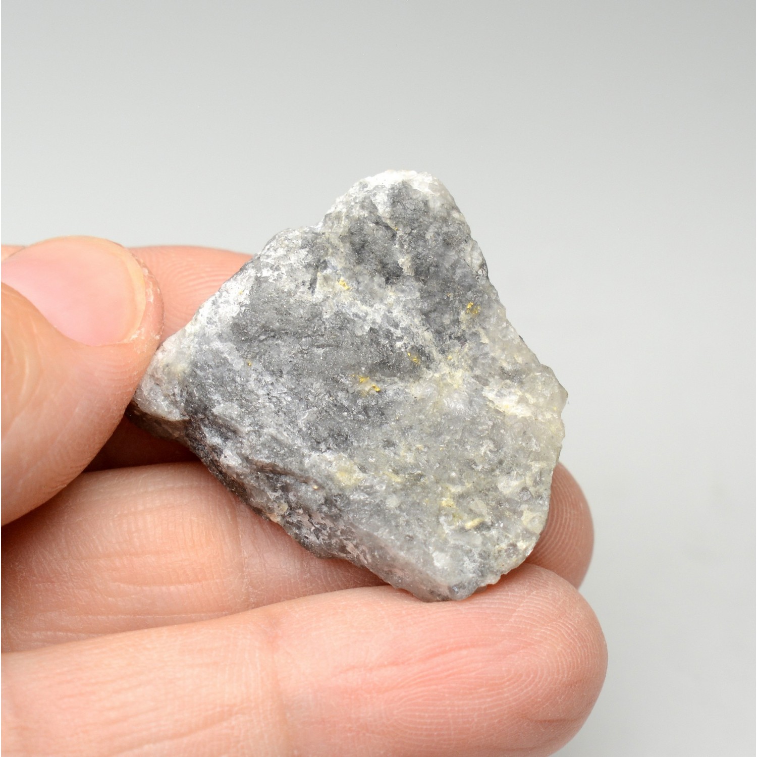 Or natif dans quartz - Saint-Yrieix-la-Perche, Haute-Vienne, France