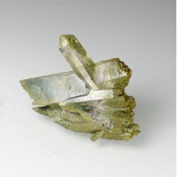 Quartz chloriteux - L'Alpe d'Huez, Massif des Grandes Rousses, Isère, France.