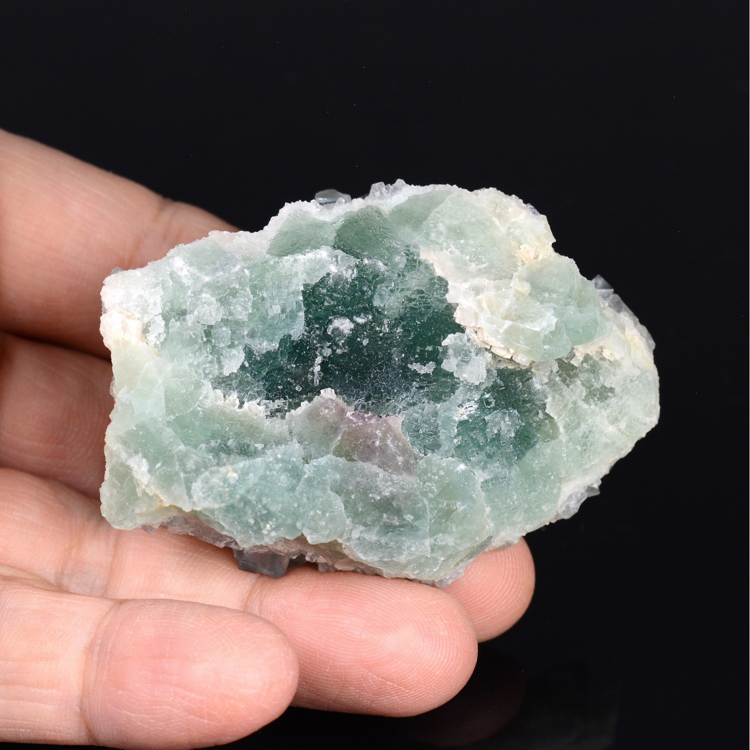 Fluorite - La Barre mine, Puy-de- Dôme, France.