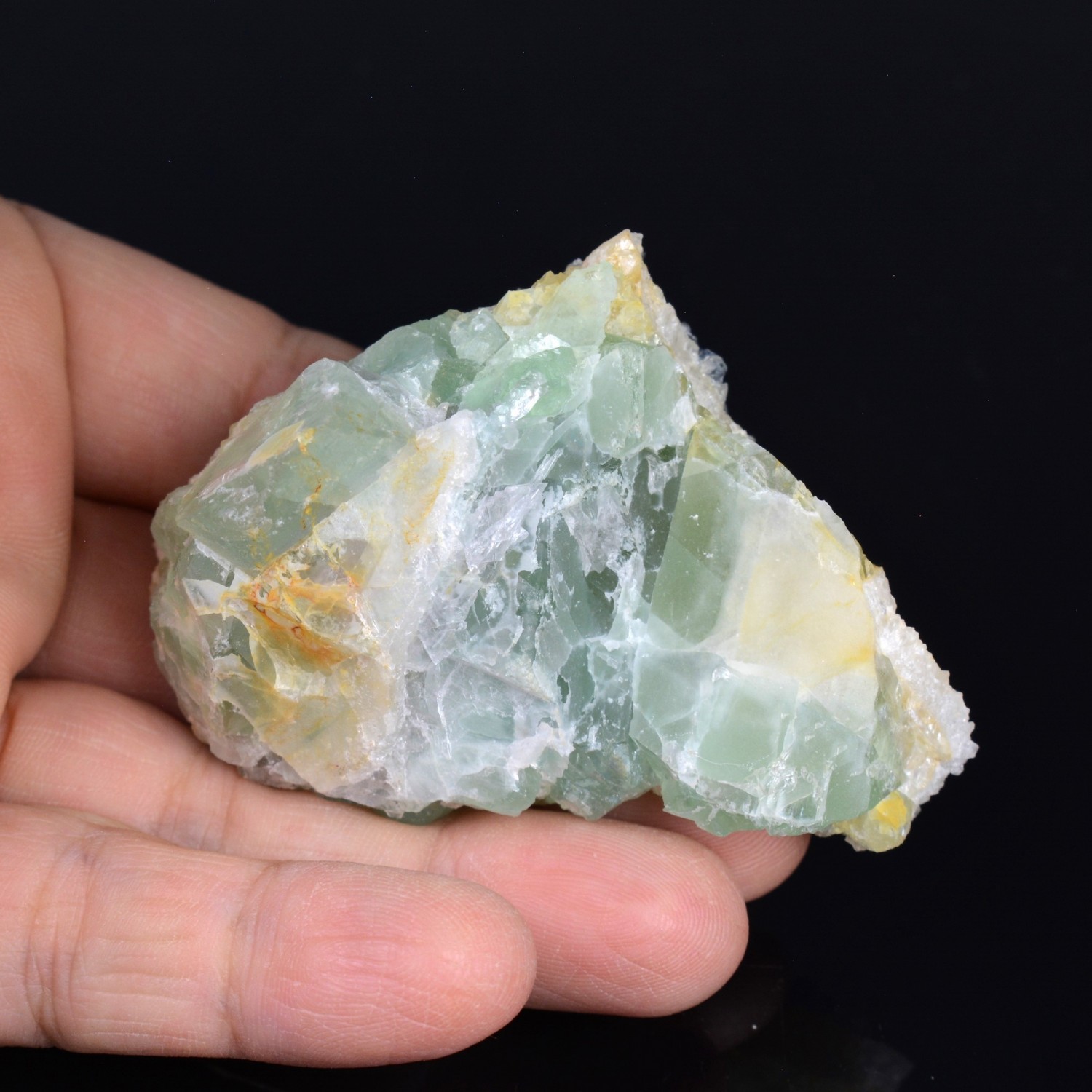 Fluorite - La Barre mine, Puy-de- Dôme, France.