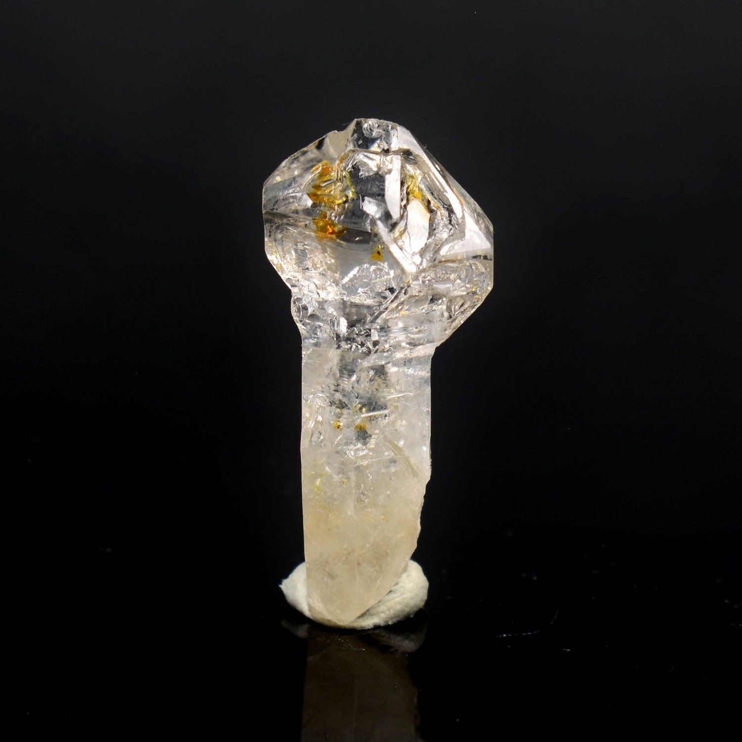 Quartz luciole à inclusions de pétrole - Madirobe, Madagascar