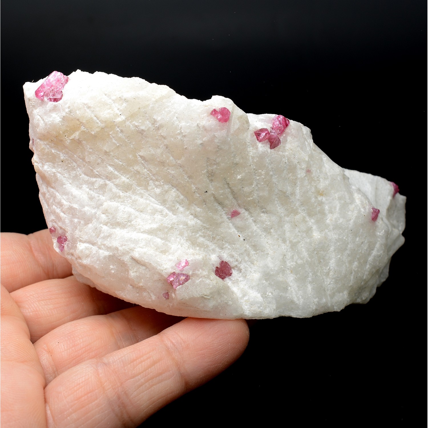 Spinel in marble - Luc Yen, Yen Bai Province, Vietnam