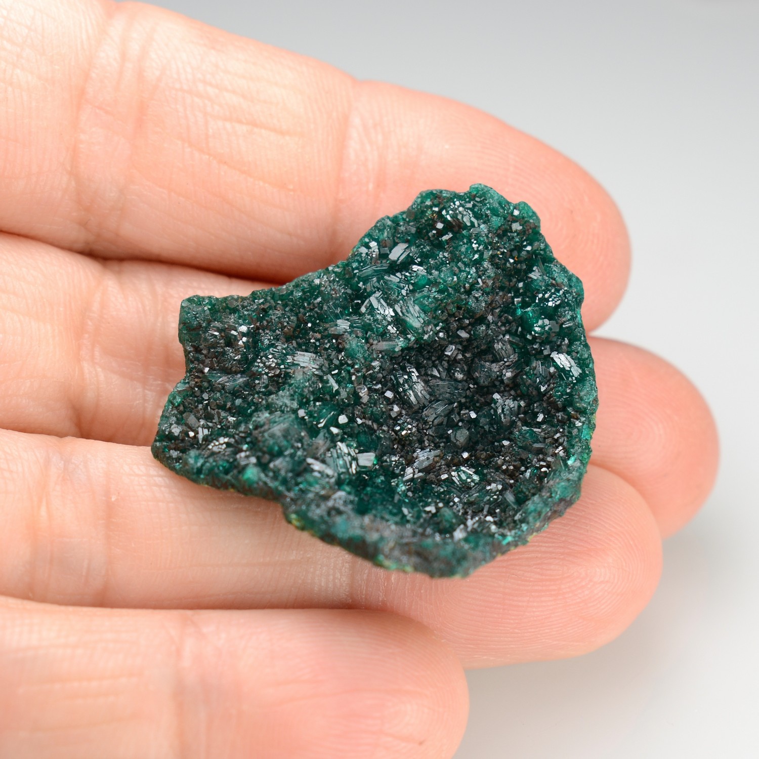 Dioptase - Ntola mine, Mindouli mining district, Congo