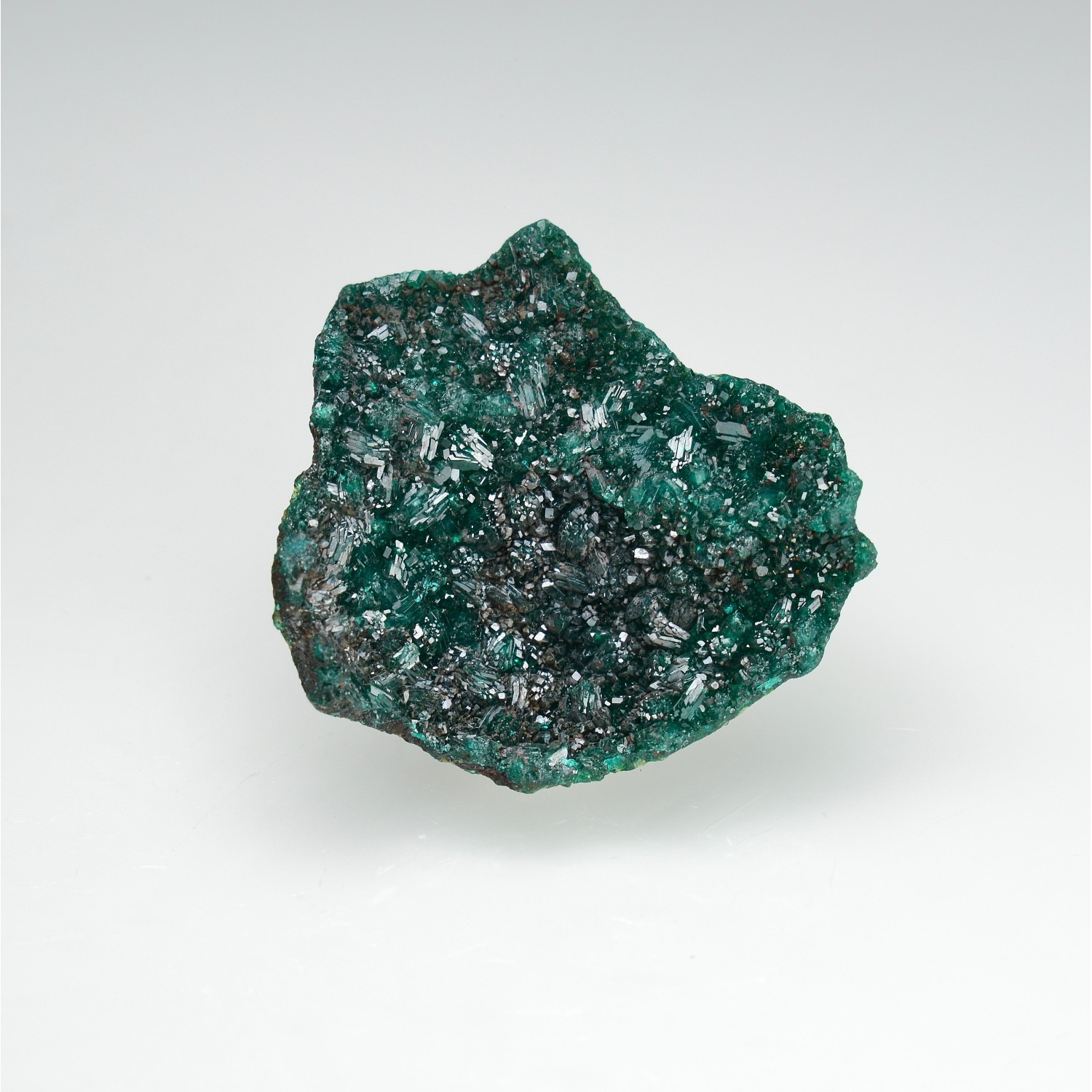 Dioptase - Mine Ntola, district minier de Mindouli, Congo