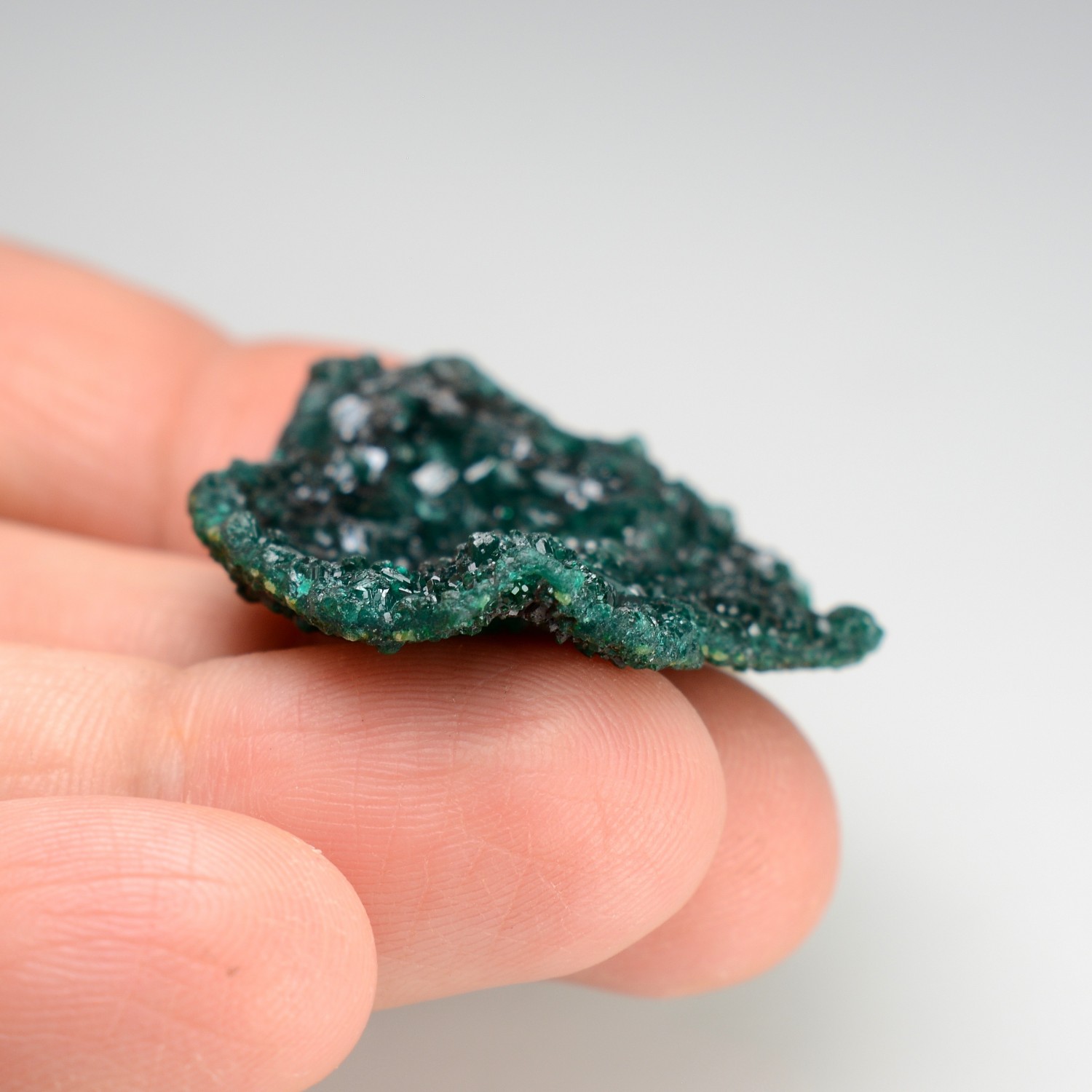 Dioptase - Mine Ntola, district minier de Mindouli, Congo