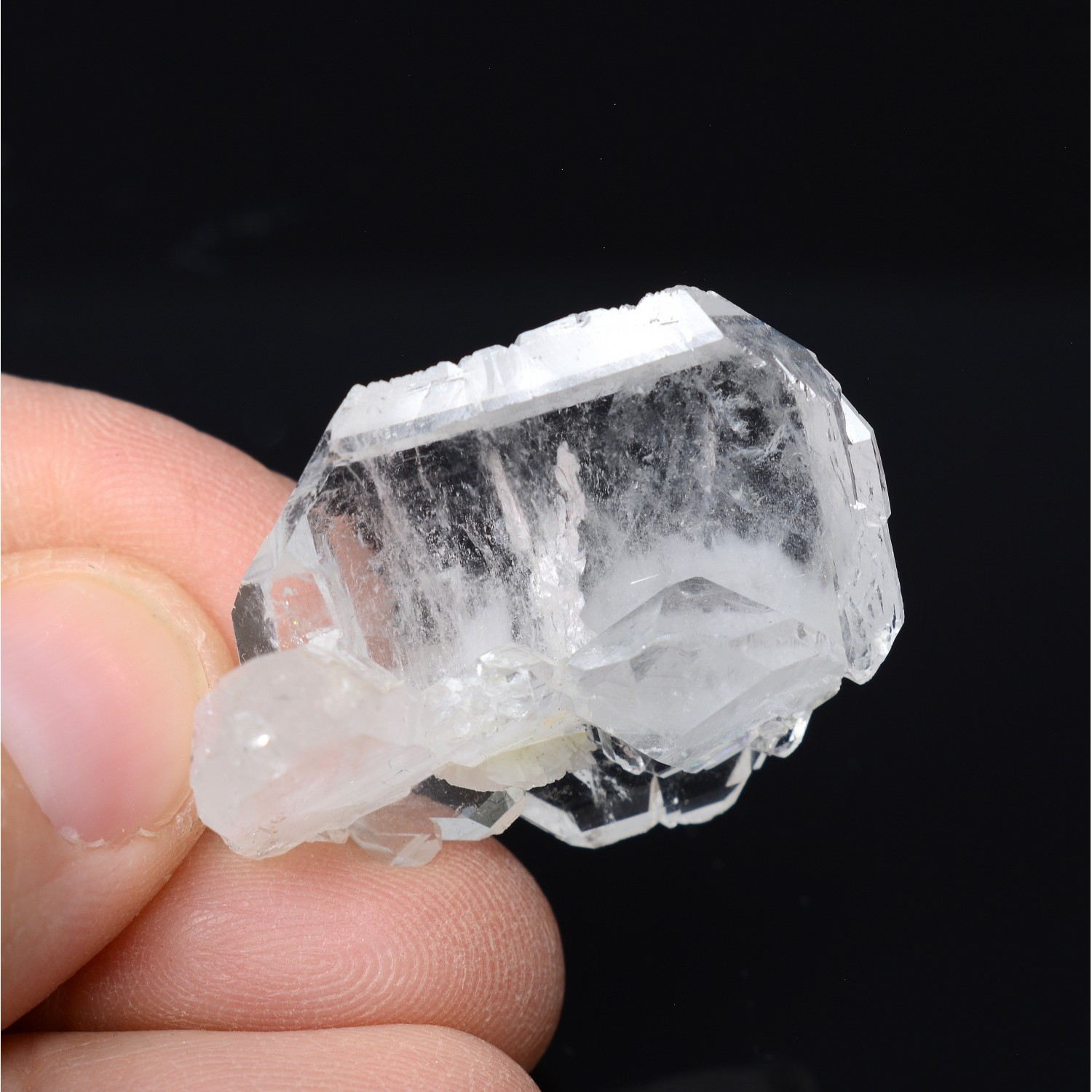 Quartz peigne à âme - La Table, Savoie, France