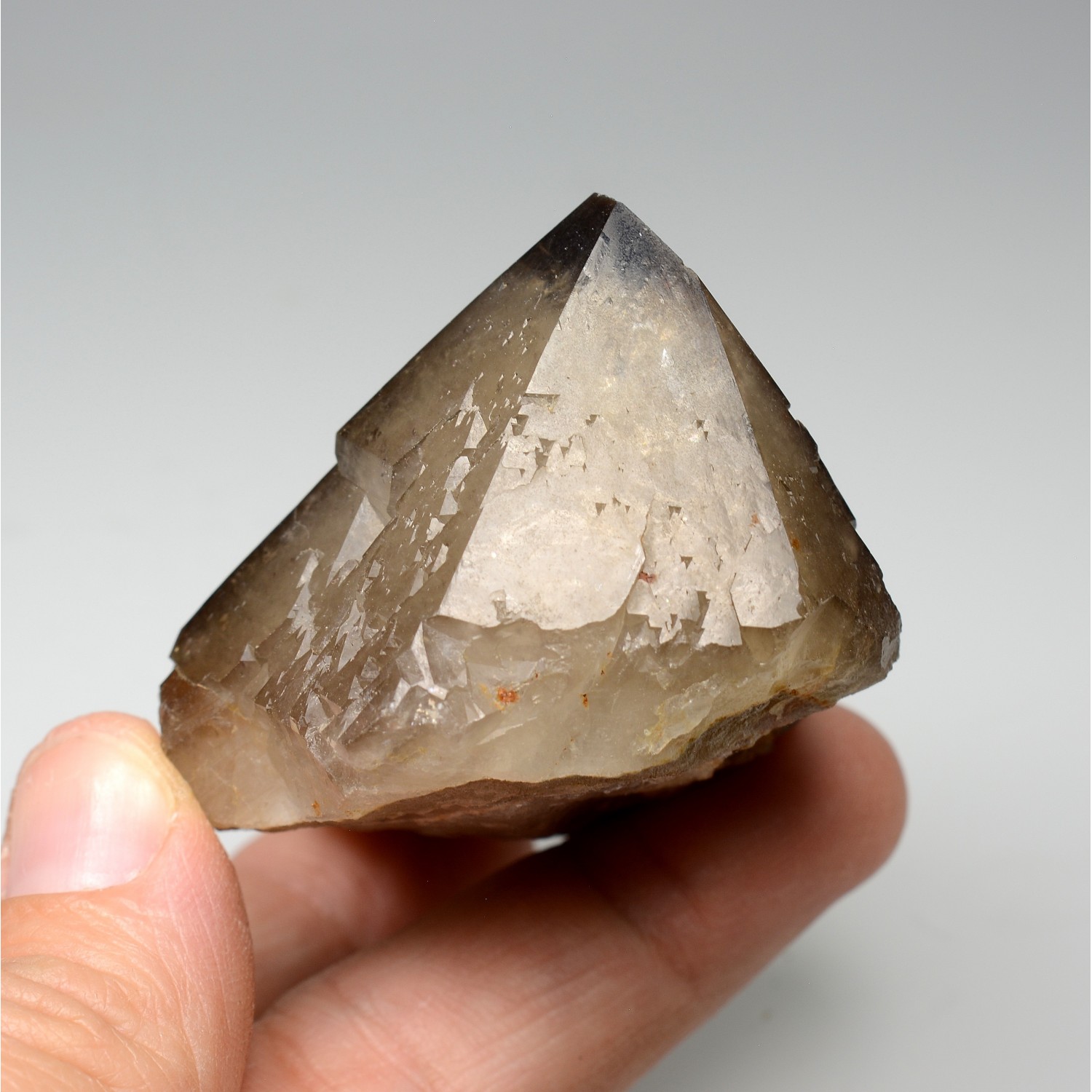 Quartz fumé - Mine de La Poype, Vienne, Isère, France