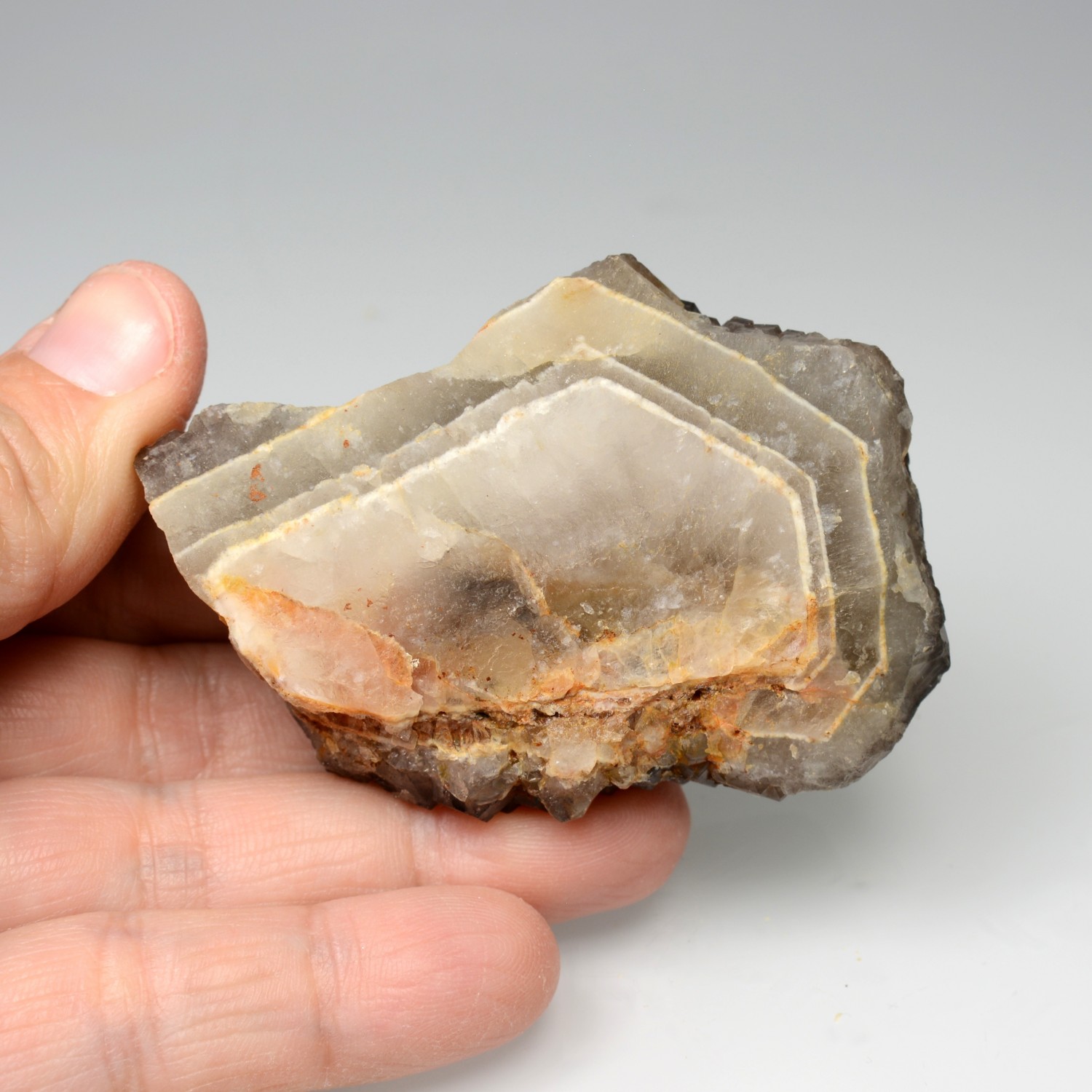 Quartz fumé - Mine de La Poype, Vienne, Isère, France