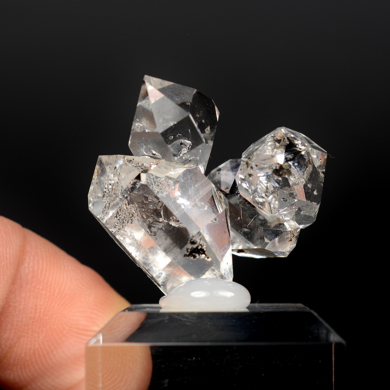 Diamond quartz - Herkimer, New-York, USA