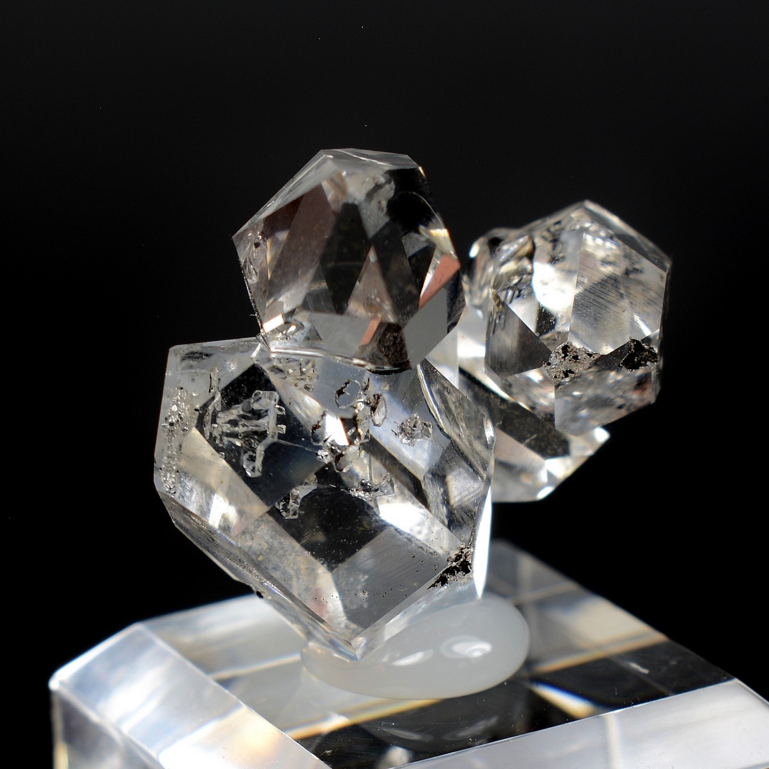 Diamond quartz - Herkimer, New-York, USA