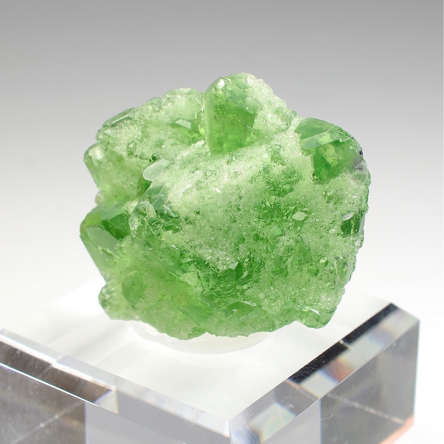 Green fluorite - Milpo mine, Atococha, La Libertad, Peru