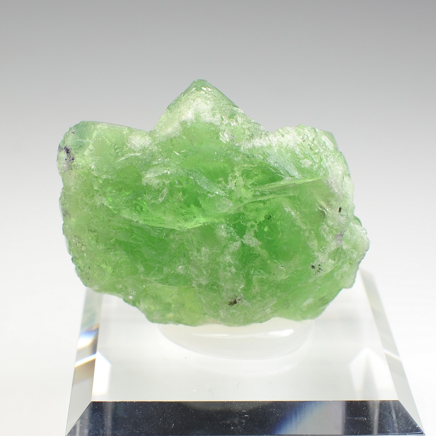 Green fluorite - Milpo mine, Atococha, La Libertad, Peru