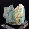 Fluorine, amazonite et quartz - Fazenda do Centro, Espirito Santo, Brésil