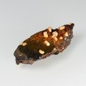 Vanadinite - yellow phosphohedyphane on goethite - Taouz, Morocco