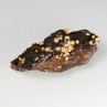 Vanadinite - yellow phosphohedyphane on goethite - Taouz, Morocco