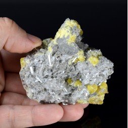 Sulfur and celestine - Caltanisetta, Sicily, Italy