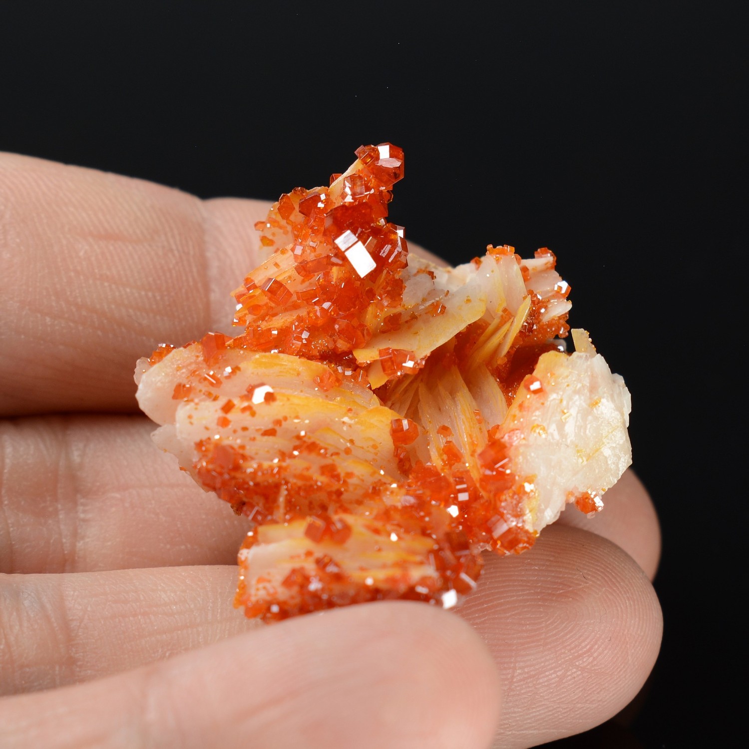 Vanadinite - Mibladen, Maroc