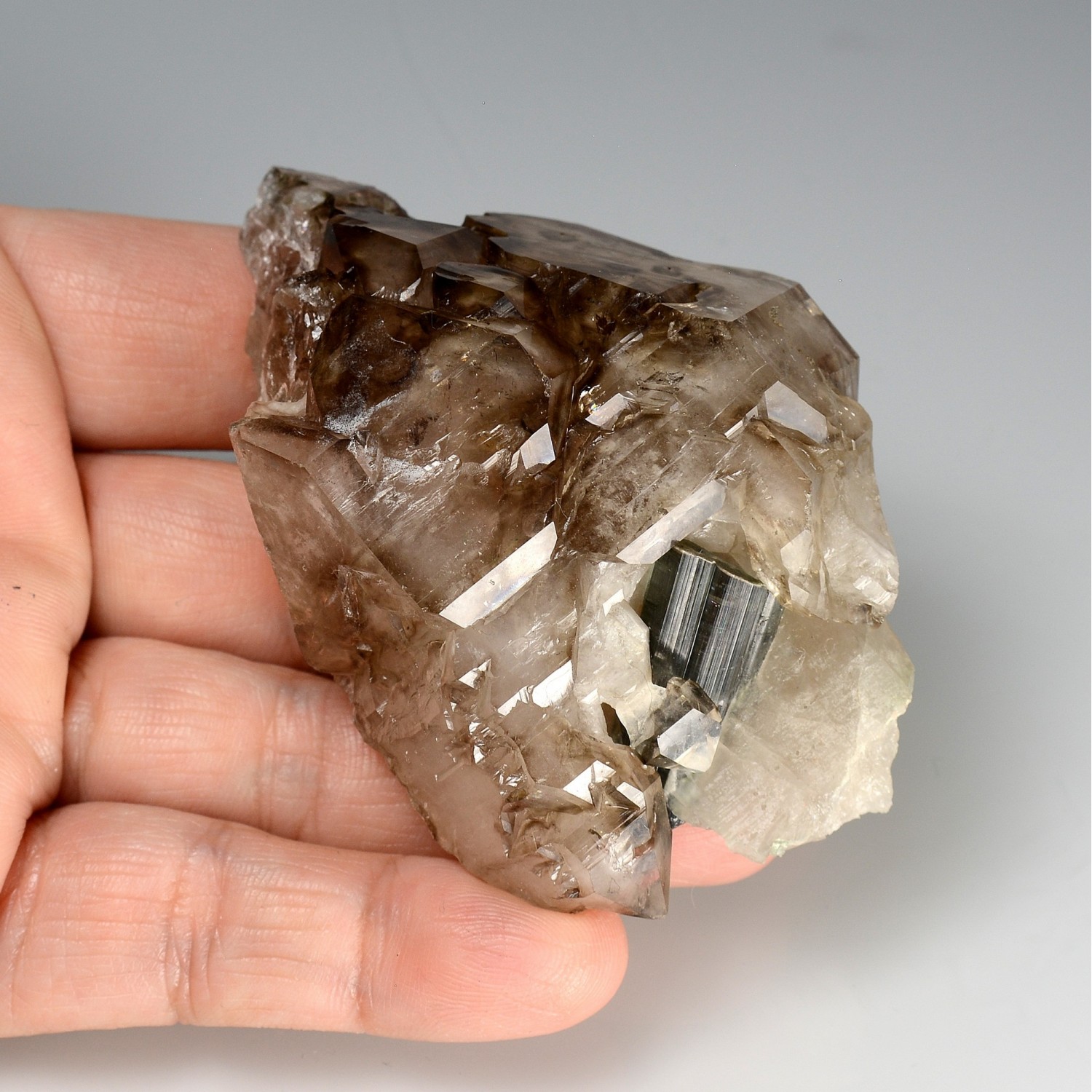 Quartz and tourmaline - Minas Gerais, Brazil