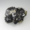 Sphalérite, pyrite et quartz - Mine Huaron, Pérou