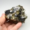 Pyrite, sphalerite and quartz - Huaron Mine, Pasco Province, Peru