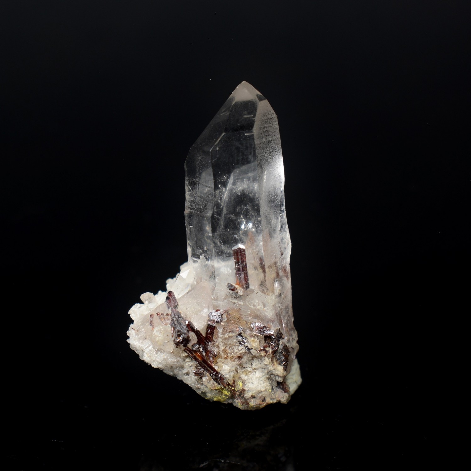 Quartz et rutile - Diamantina, Minas Gerais, Brésil