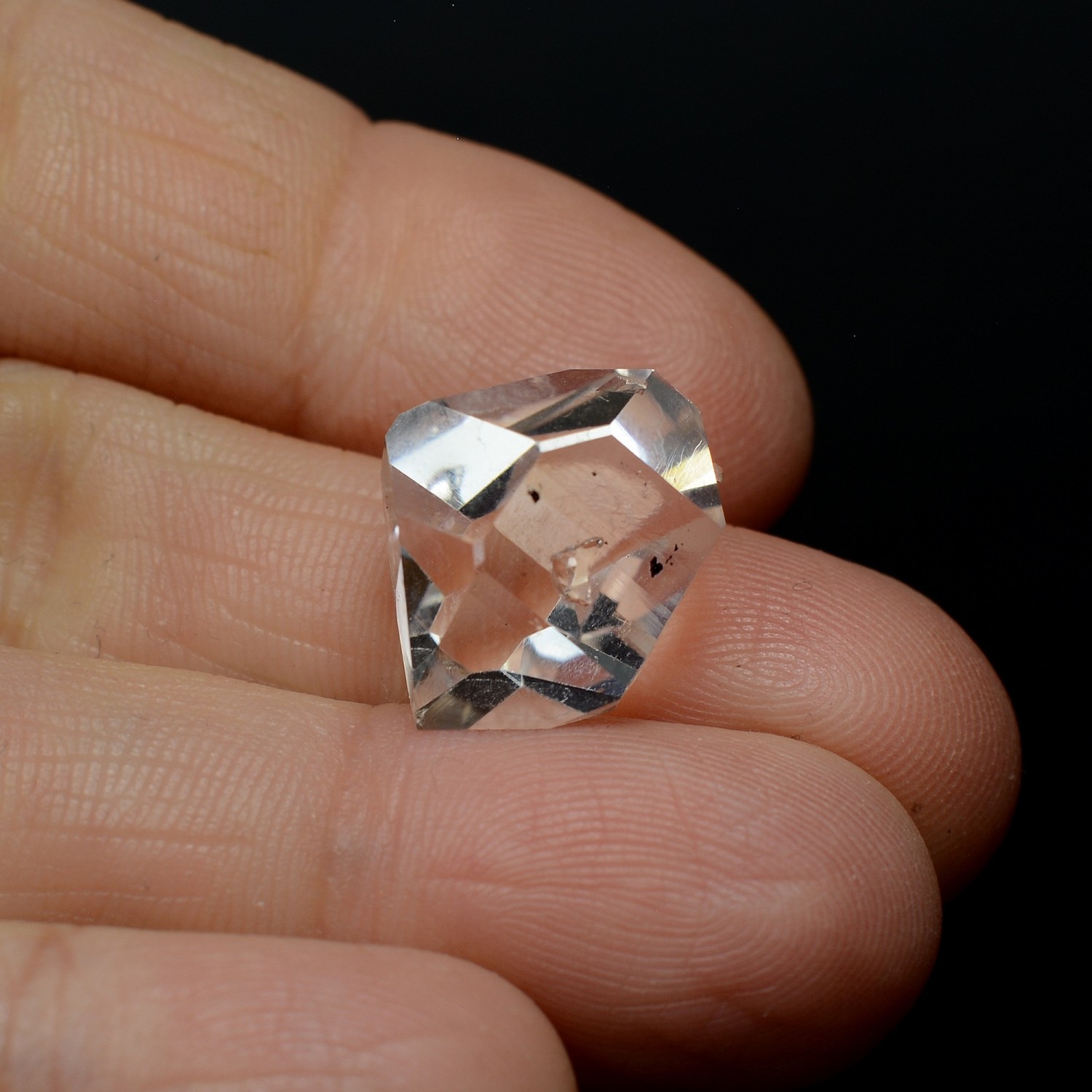 Quartz " diamant " - Herkimer, New-York, Etats-Unis