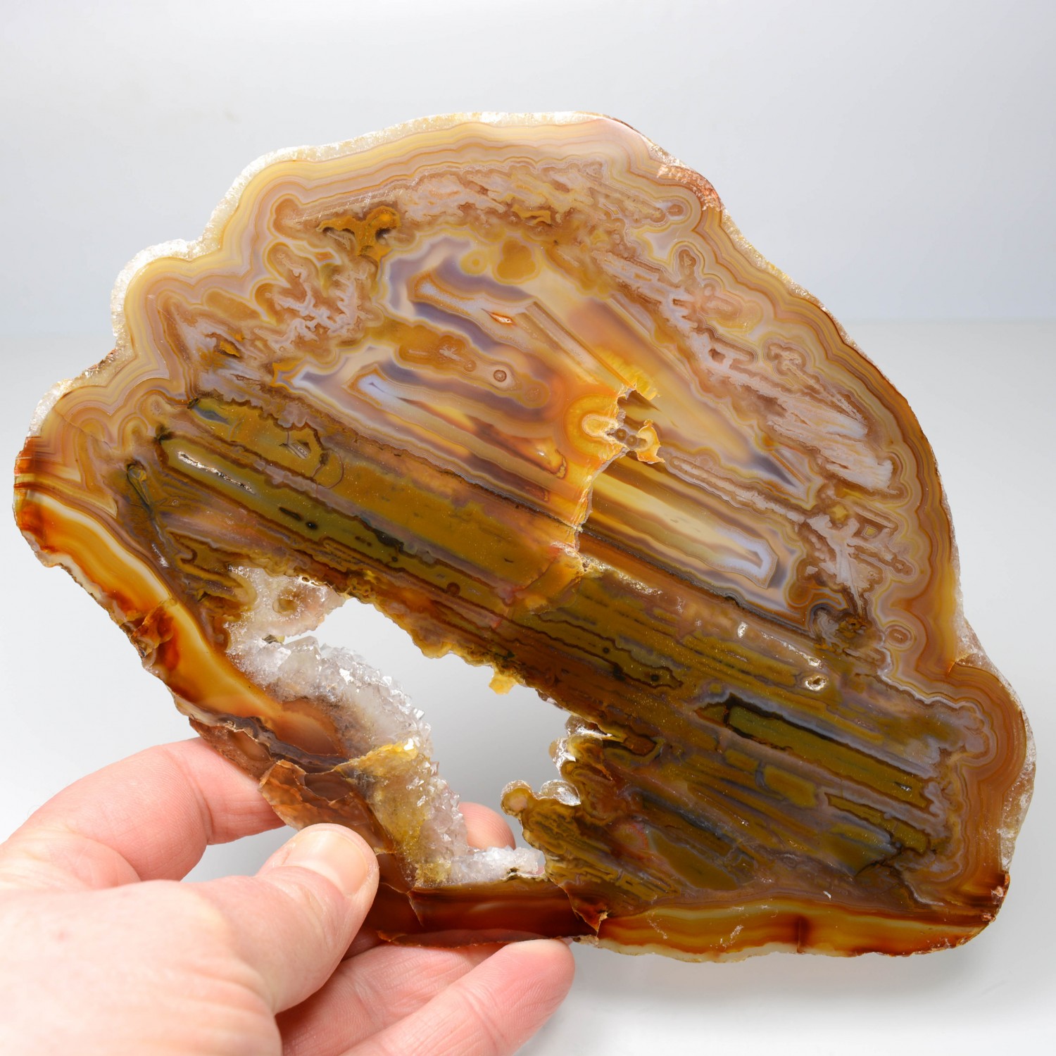 Agate slice - Brazil