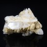 Faden quartz with calcite - La Table, Savoie, France