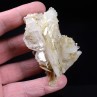 Faden quartz with calcite - La Table, Savoie, France