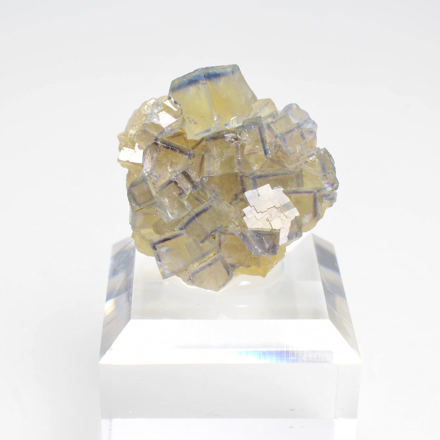 Fluorite - La Barre mine, Puy-de-Dôme, France