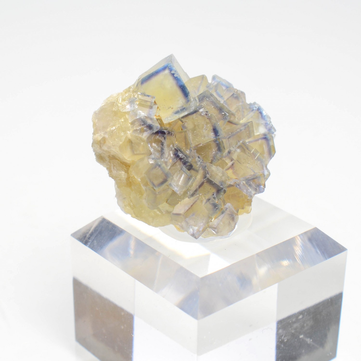 Fluorite - La Barre mine, Puy-de-Dôme, France