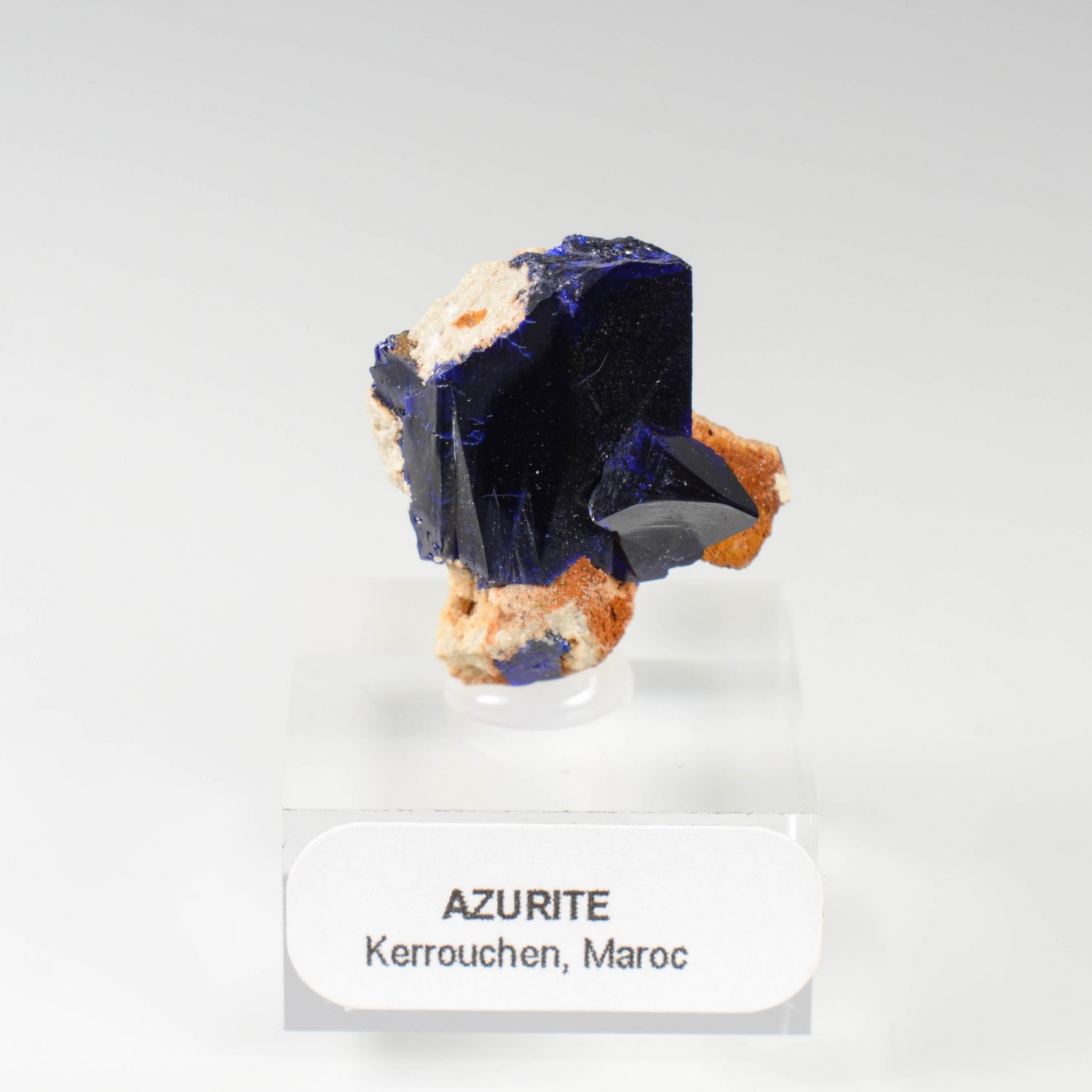 Azurite - Kerrouchen, Maroc