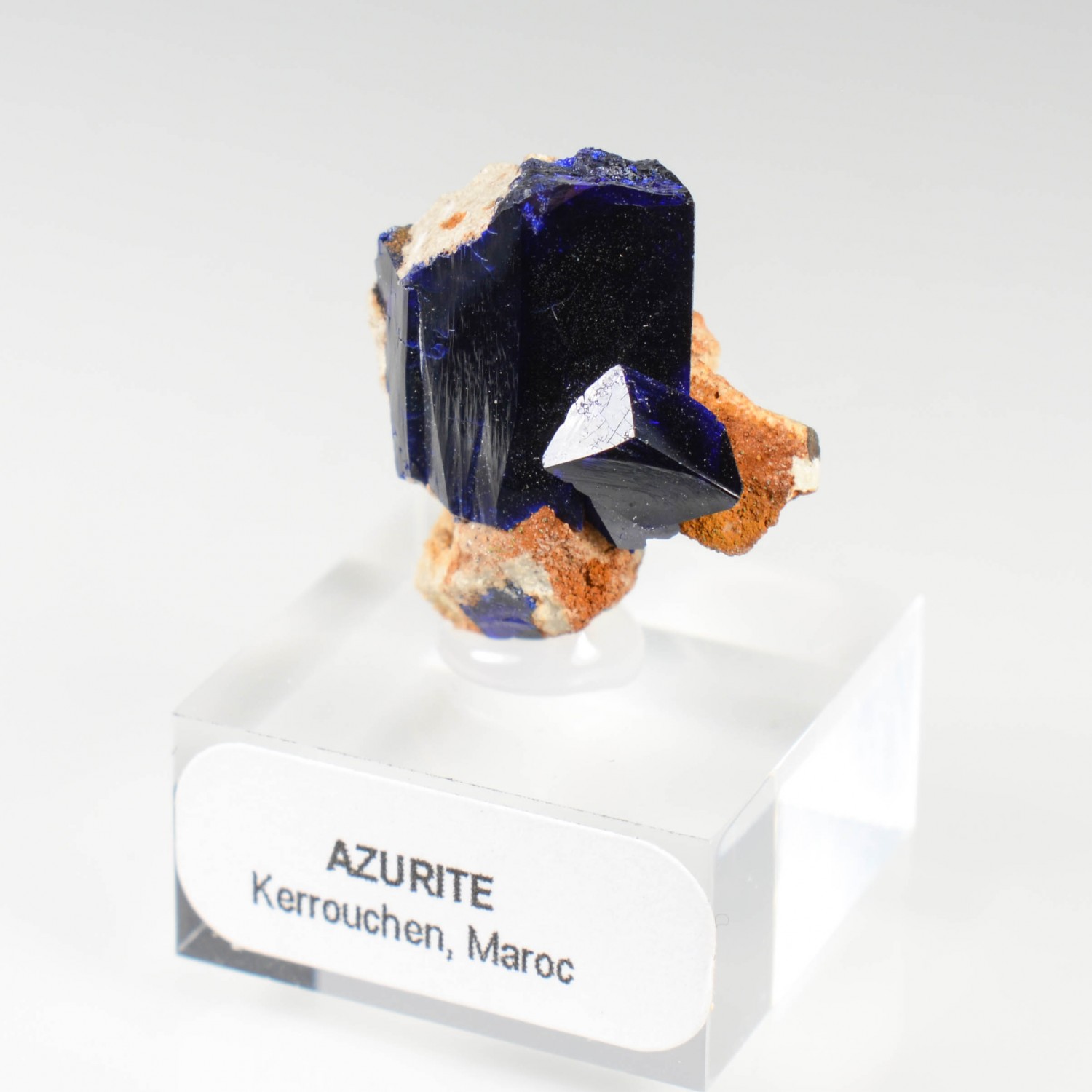 Azurite - Kerrouchen, Morocco