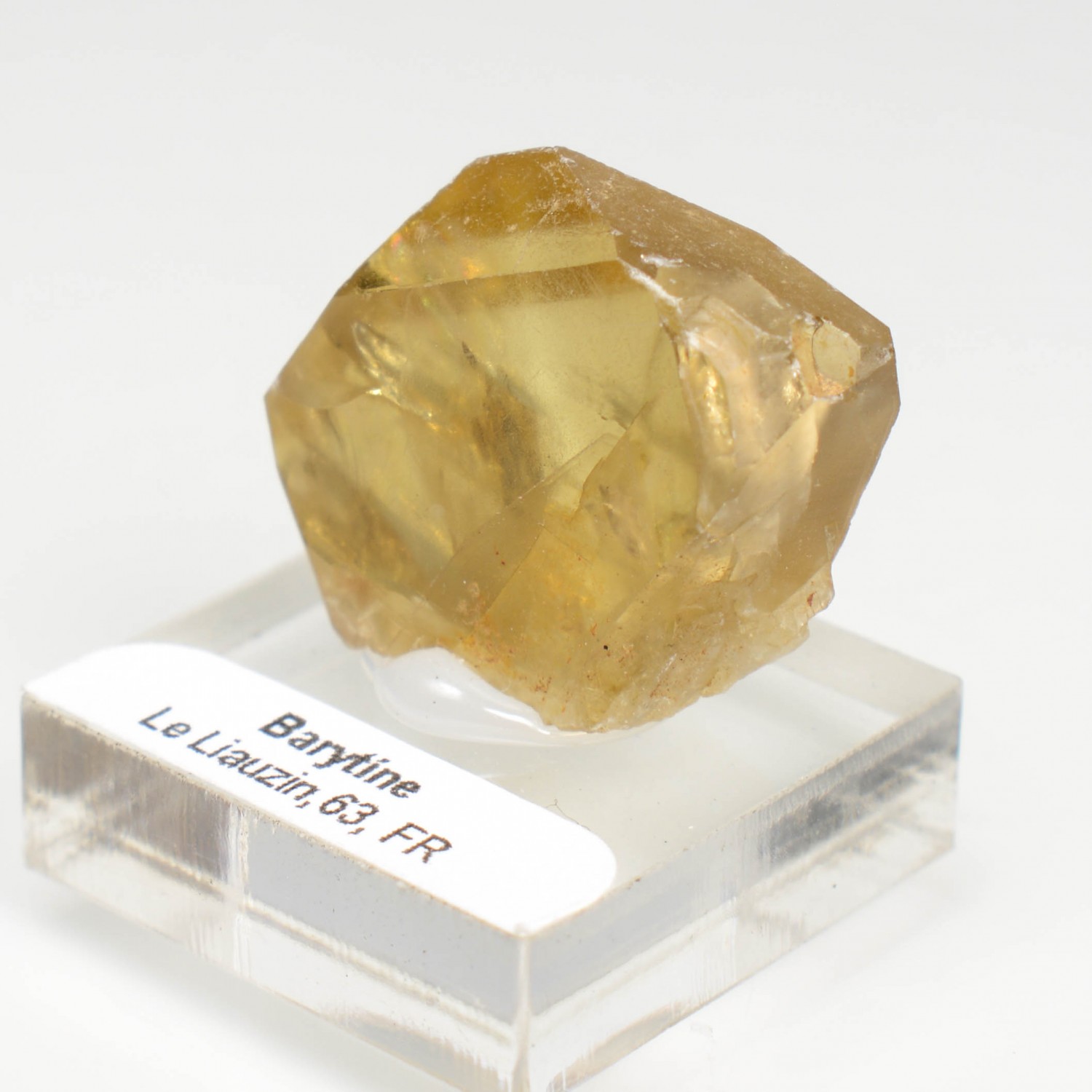 Barite - Le Liauzin, Puy-de-Dôme, France