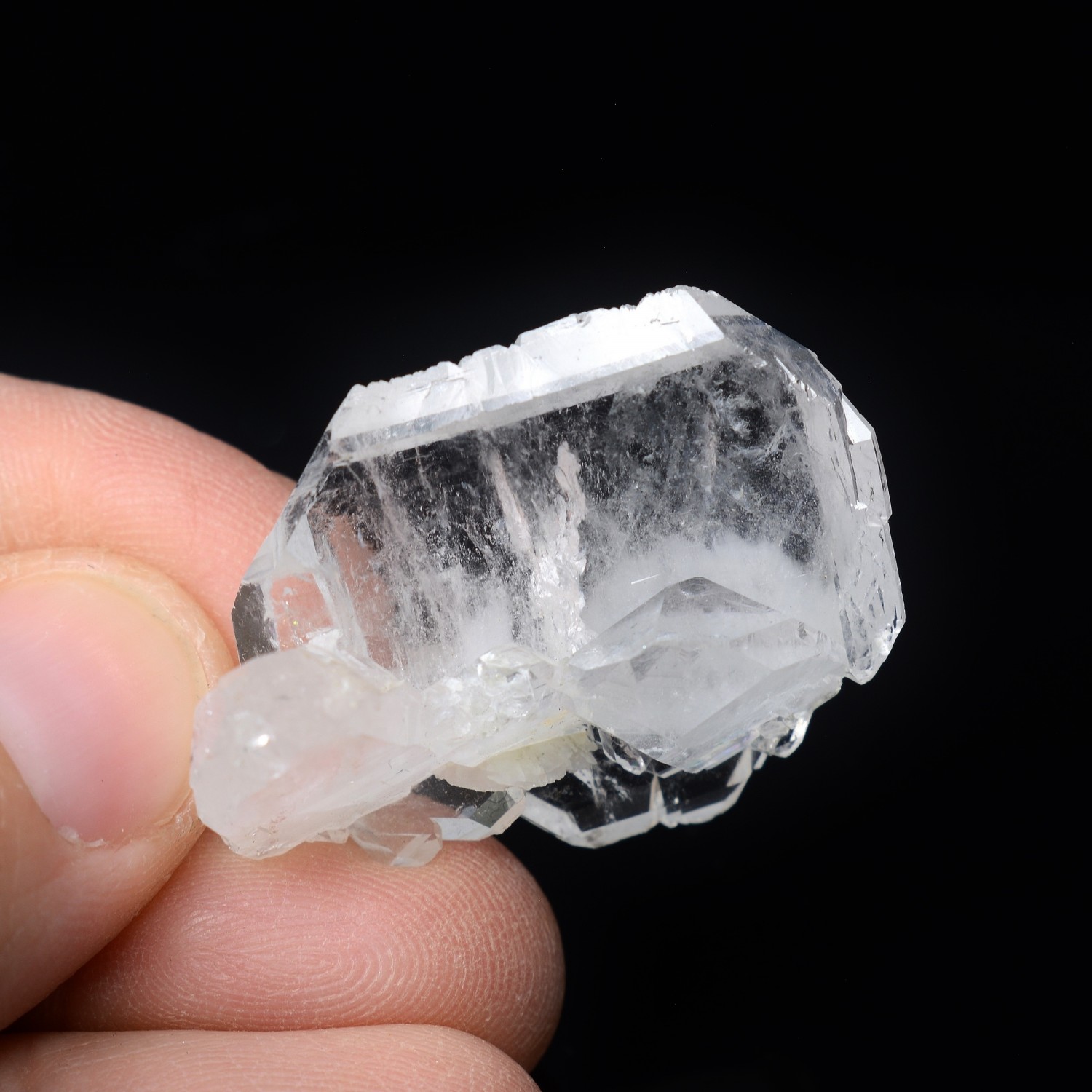 Quartz peigne à âme - La Table, Savoie, France