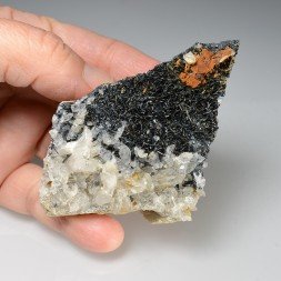 Hematite, quartz, siderite - l'Alpe d'Huez, Isère, France.