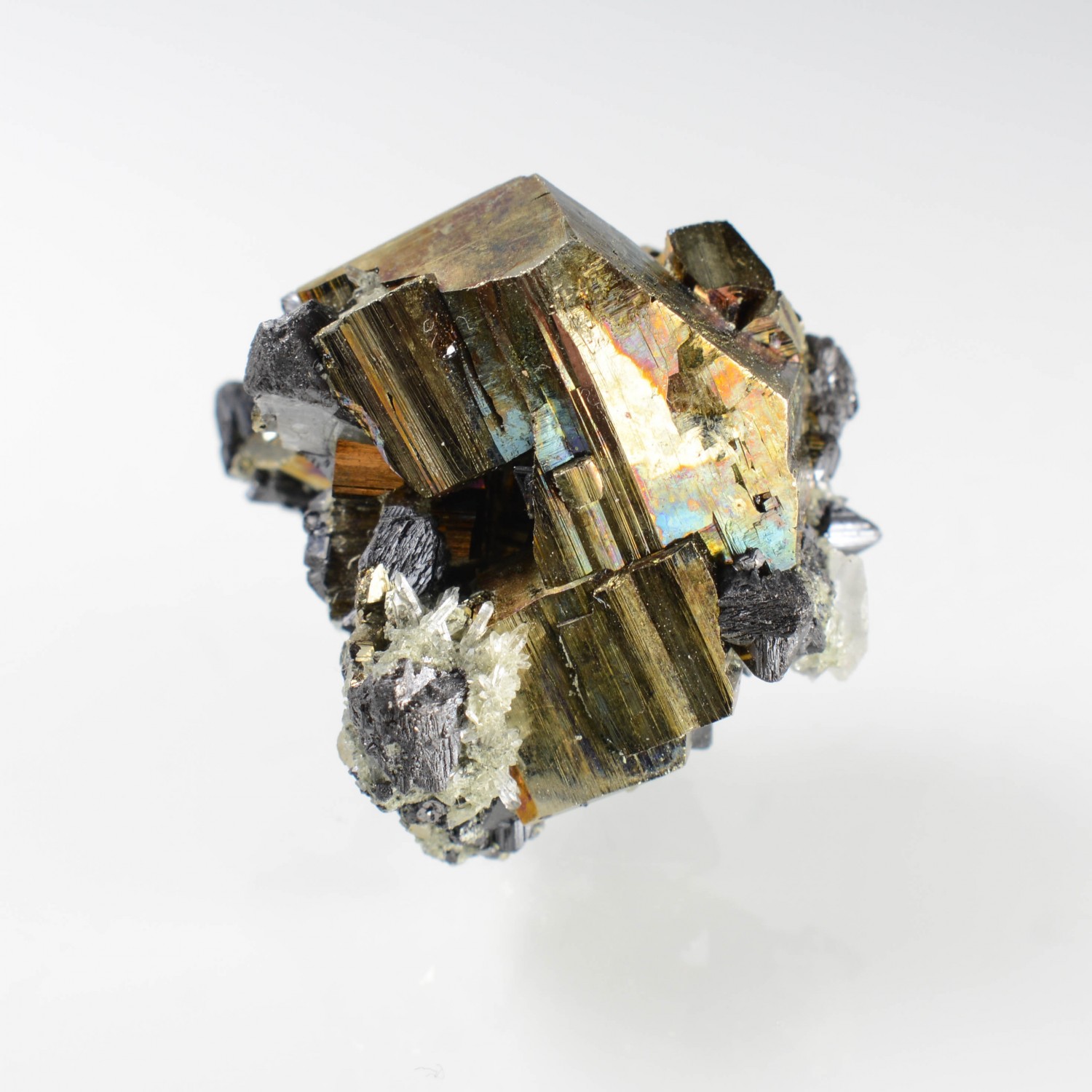 Pyrite et sphalérite - Mine Borieva, Madan, Bulagarie