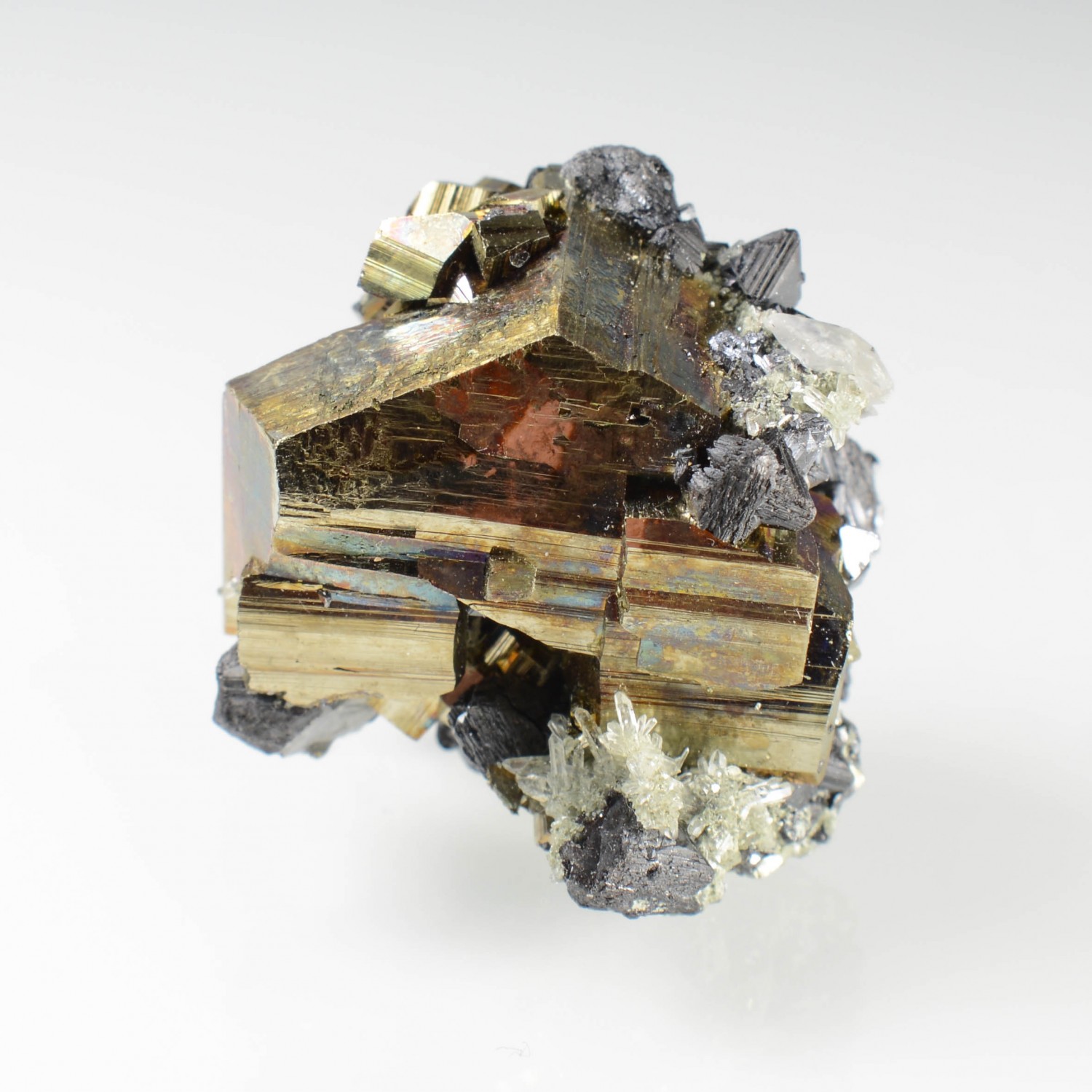 Pyrite and sphalerite - Borieva Mine, Madan, Bulagarie