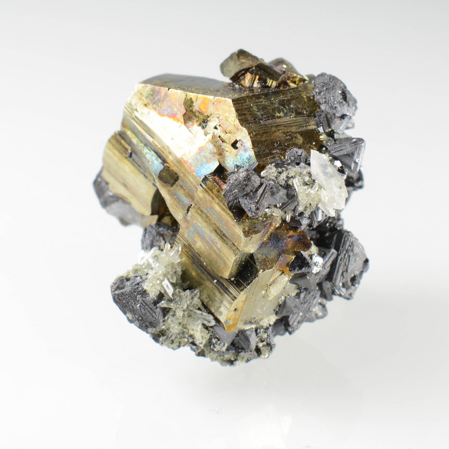 Pyrite and sphalerite - Borieva Mine, Madan, Bulagarie