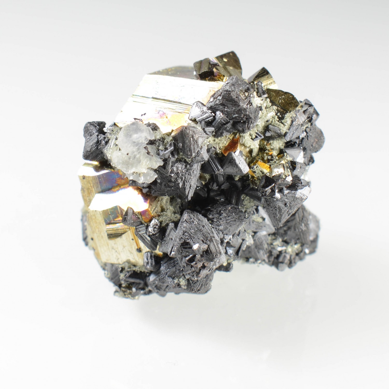 Pyrite and sphalerite - Borieva Mine, Madan, Bulagarie