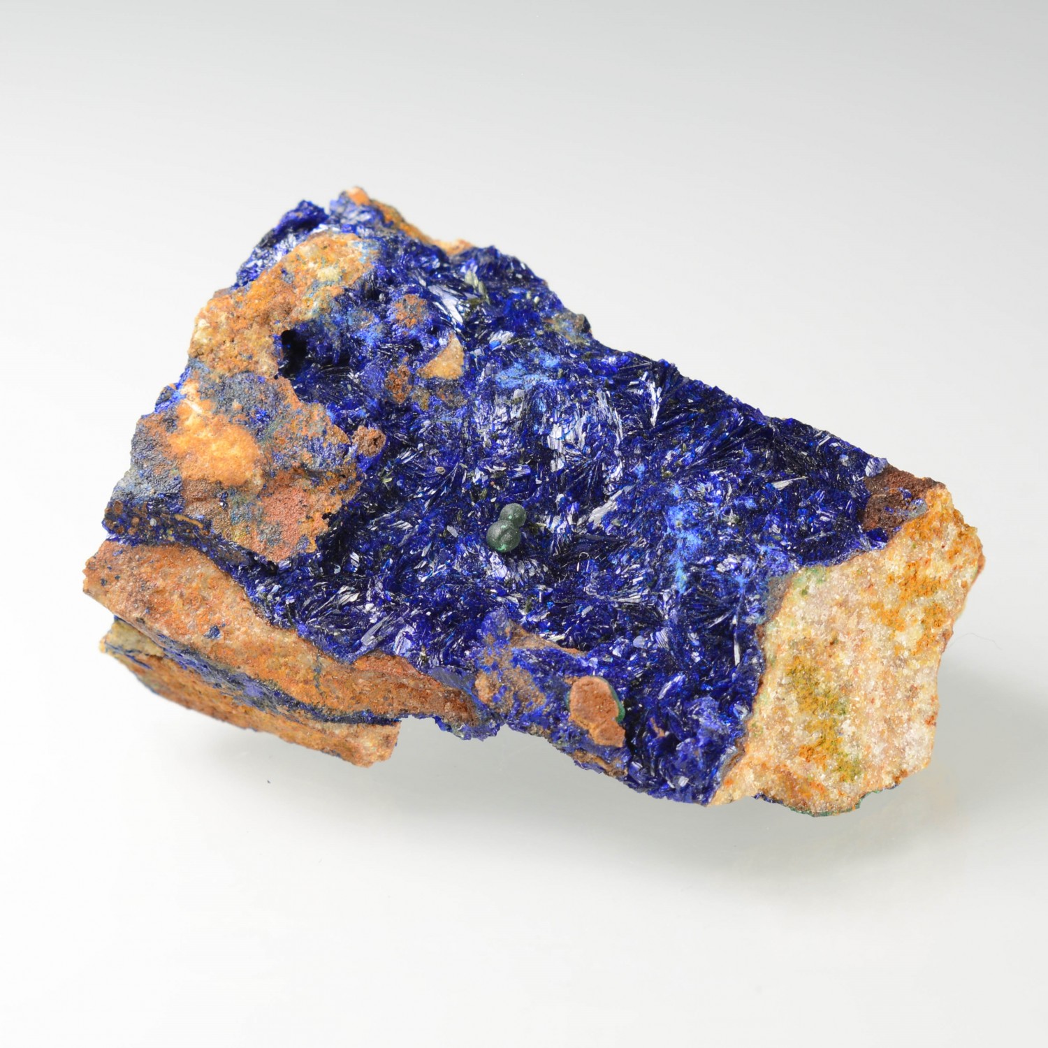 Azurite and malachite - Cap Garonne, Le Pradet, Var, France