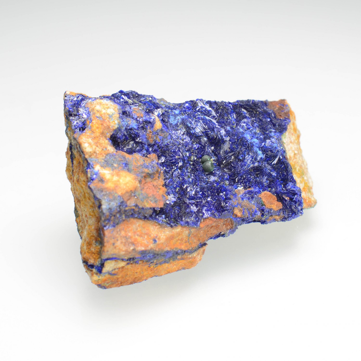 Azurite and malachite - Cap Garonne, Le Pradet, Var, France