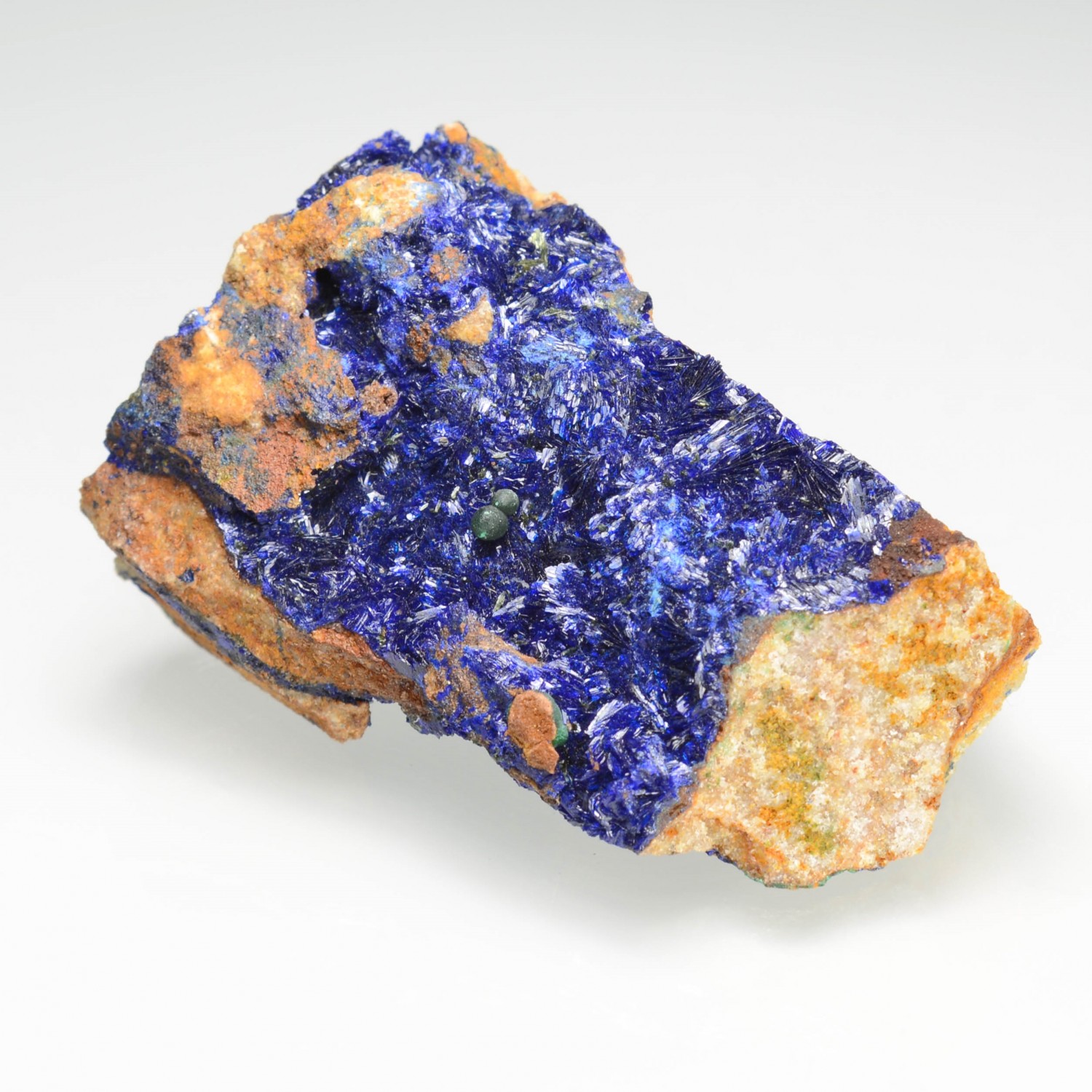 Azurite et malachite - Cap Garonne, Le Pradet, Var, France