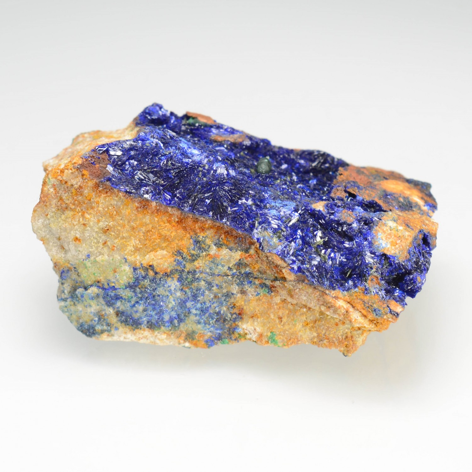 Azurite and malachite - Cap Garonne, Le Pradet, Var, France