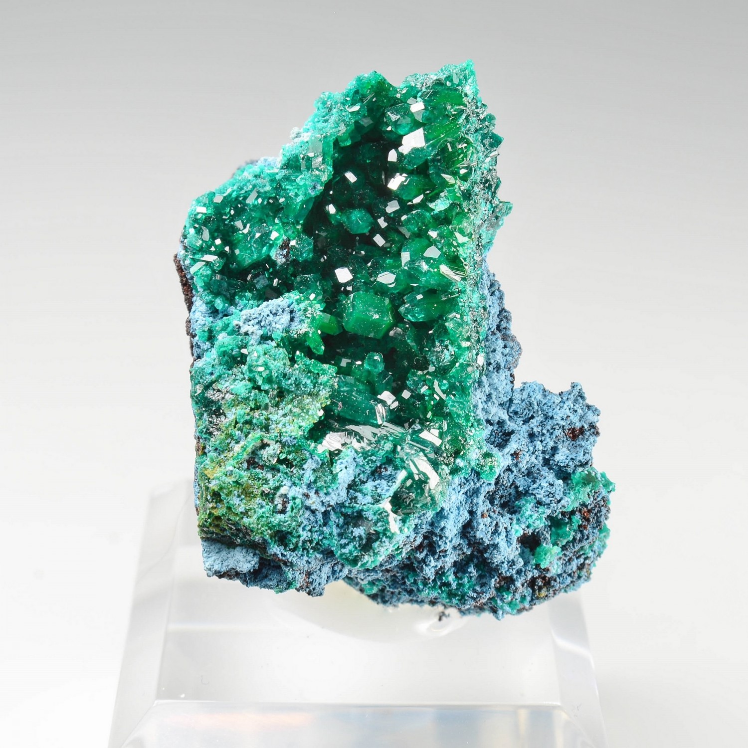 Dioptase - Brazzaville, Republic of Congo