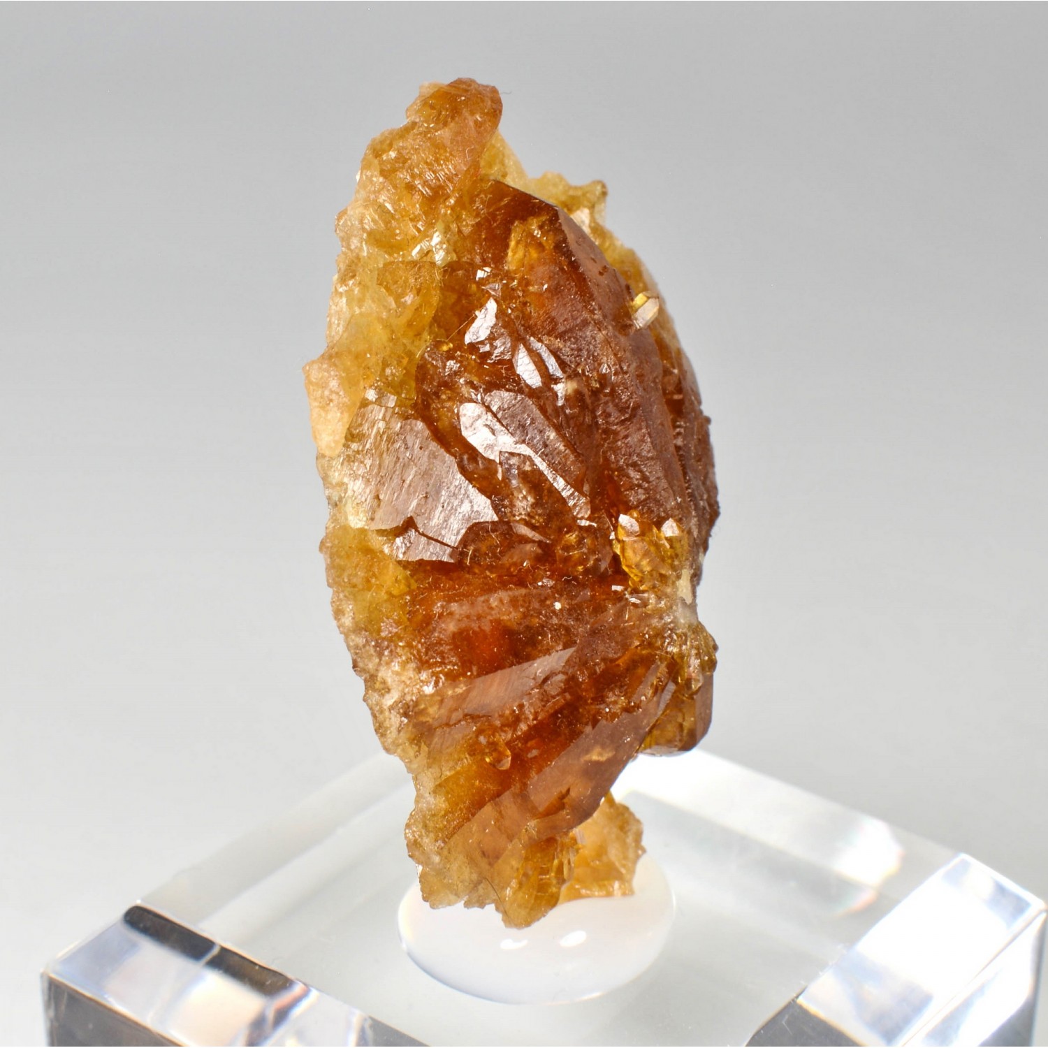 Fleur de quartz " citrine " - Bakrit, Région de Meknès, Maroc