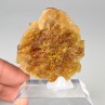 Citrine" quartz flower - Bakrit, Meknes region, Morocco