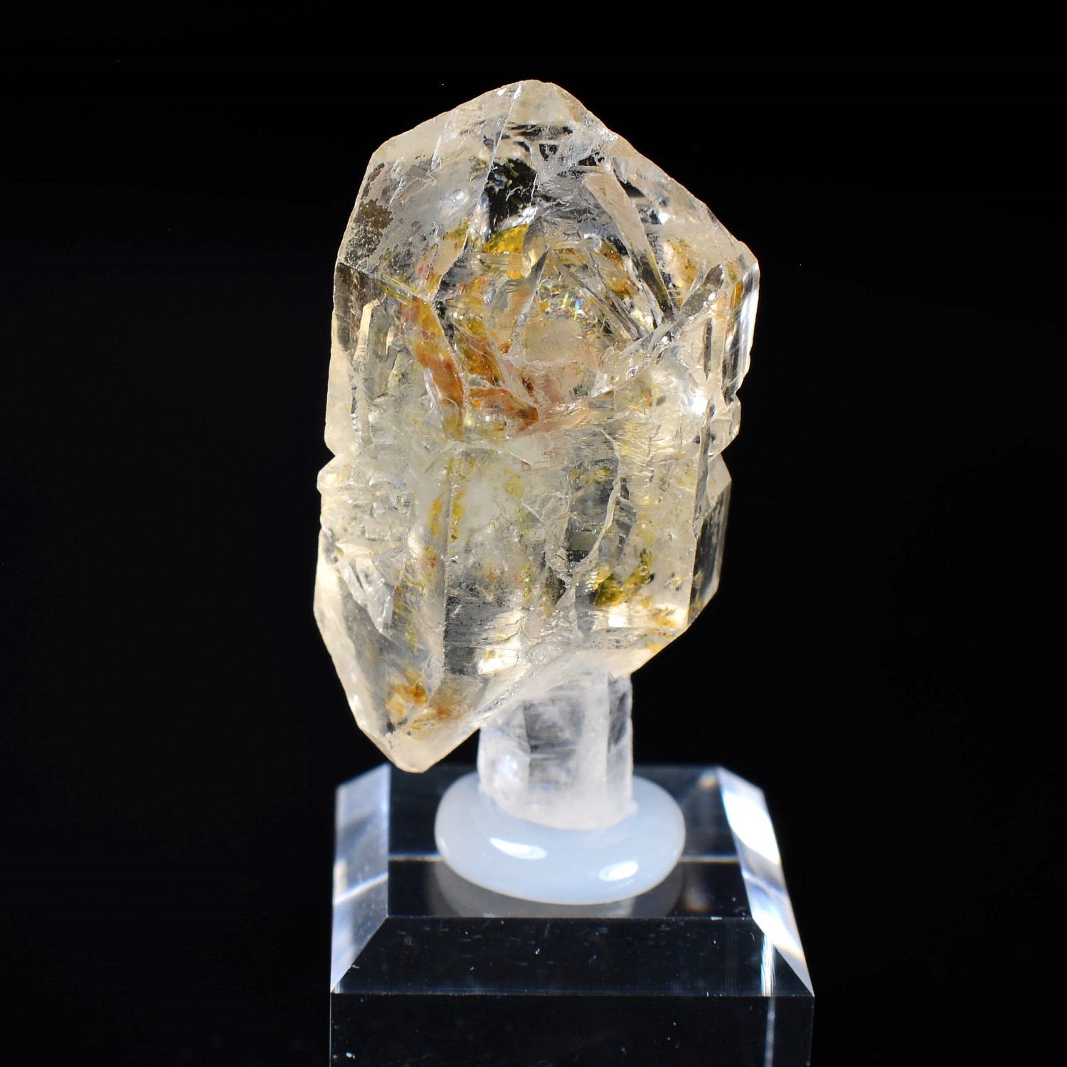 Firefly quartz with petroleum inclusions - Madirobe, Madagascar